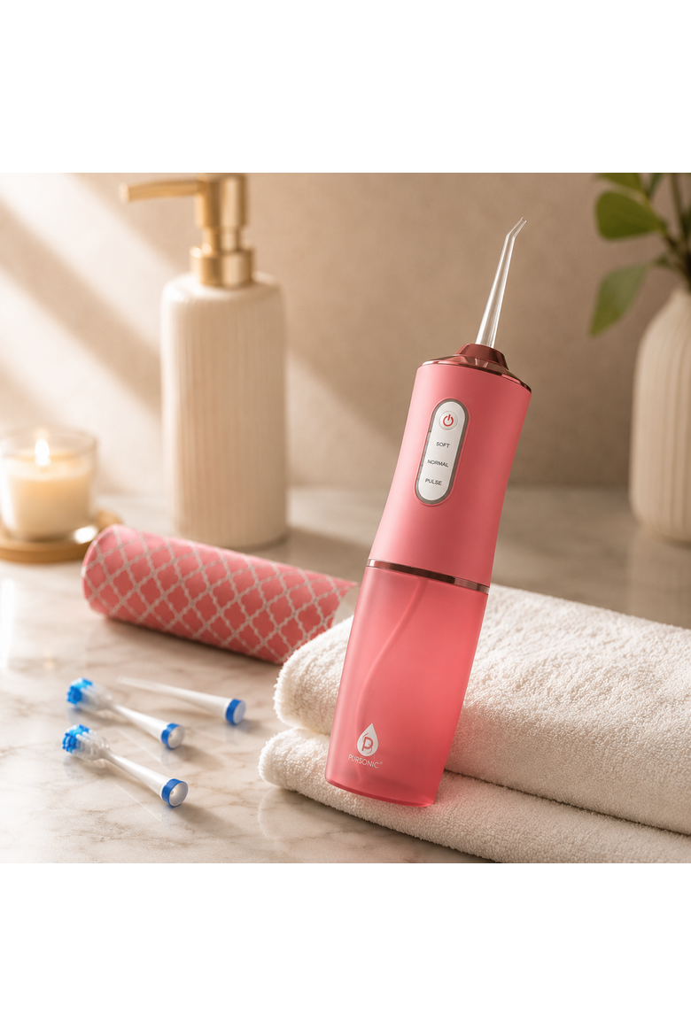Water Flosser & Portable Sonic Toothbrush, Alternate, color, Pink