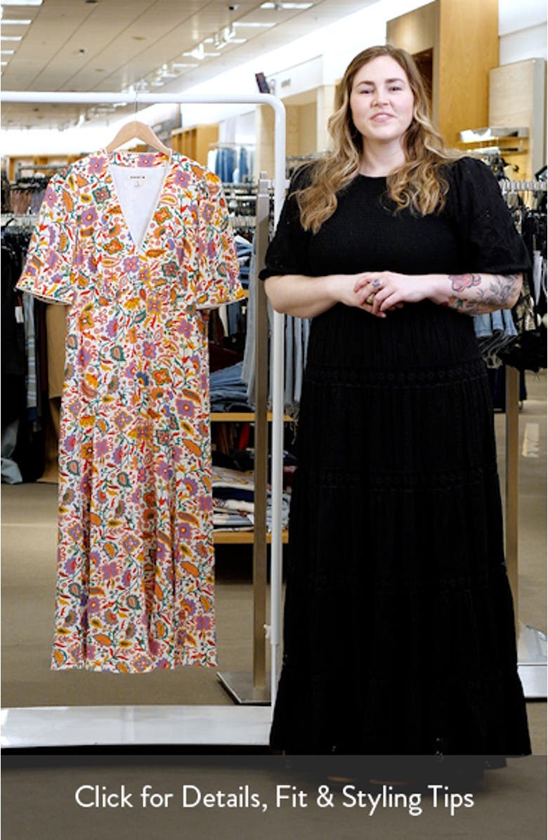 Rosie Godet Pleat Midi Dress, sales video thumbnail