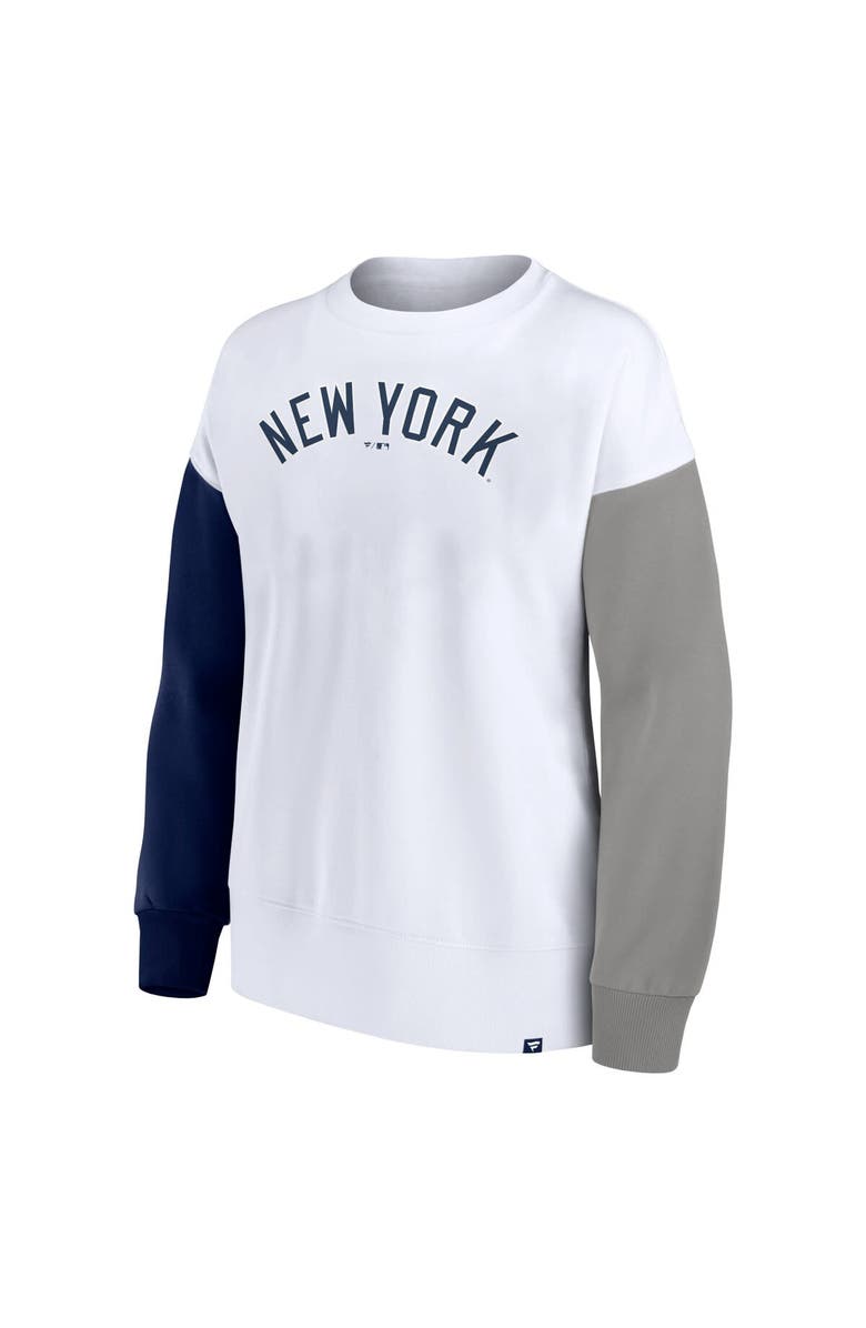 FANATICS Women's Fanatics White New York Yankees Series Pullover Sweatshirt, Alternate, color, White