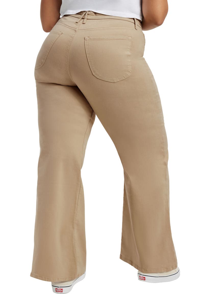 Good American Good Waist Palazzo Jeans, Alternate, color,