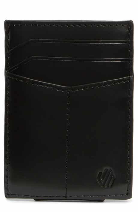 Johnston & Murphy Brushoff Leather Pocket Card Wallet