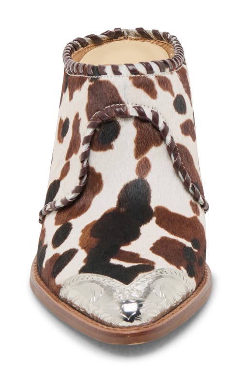 Dolce Vita Jolyn Heels Cocoa Taurus Calf Hair In Brown