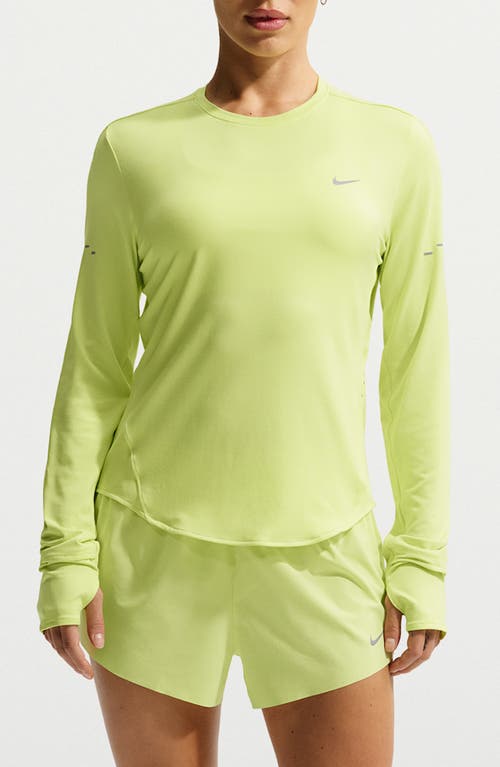 Nike Swift Dri-fit Mid-rise Brief-lined Running Shorts In Green