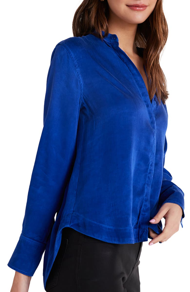 Bella Dahl Satin Button-Up Shirt, Alternate, color, 