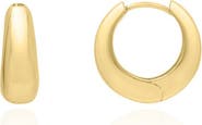 The Lovery Fine Jewelry Mini Saddle Huggie Hoop Earrings