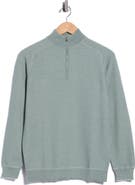 Peter Millar Voyager Cashmere and Silk Quarter Zip Sweater