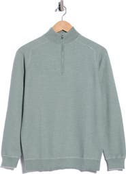 Peter Millar Voyager Cashmere and Silk Quarter Zip Sweater