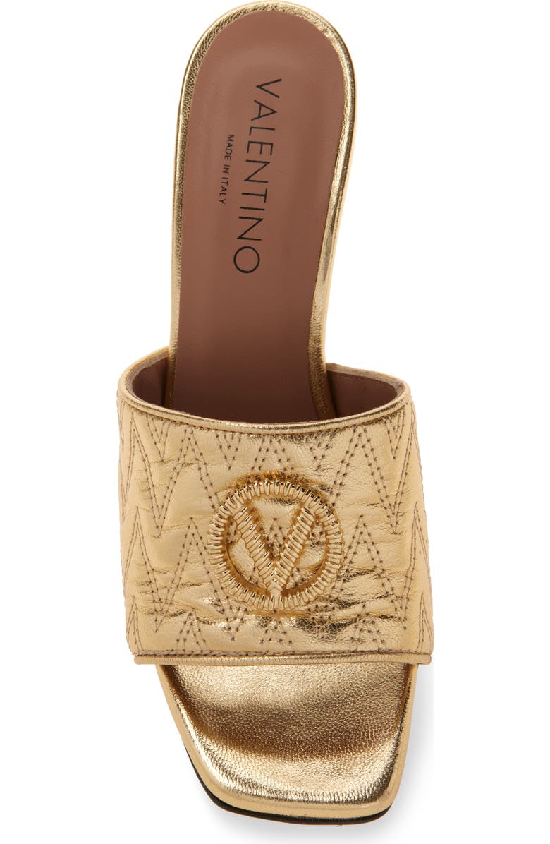 VALENTINO BY MARIO VALENTINO Venere Heeled Sandal, Alternate, color, Gold