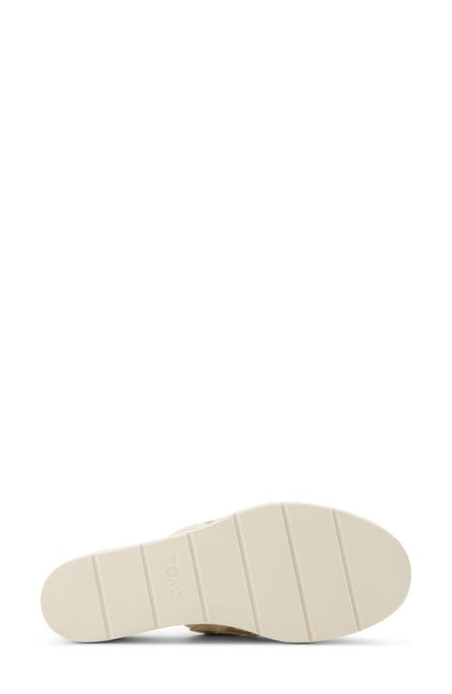 TOMS TOMS MARGO ESPADRILLE WEDGE SLIDE SANDAL