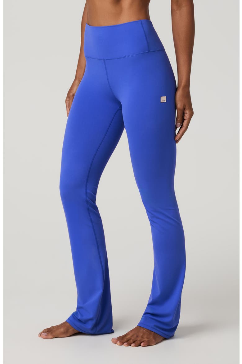 AllTheFeels™ High Waist Slim Flare Pants, Alternate, color, ELECTRIC BLUE
