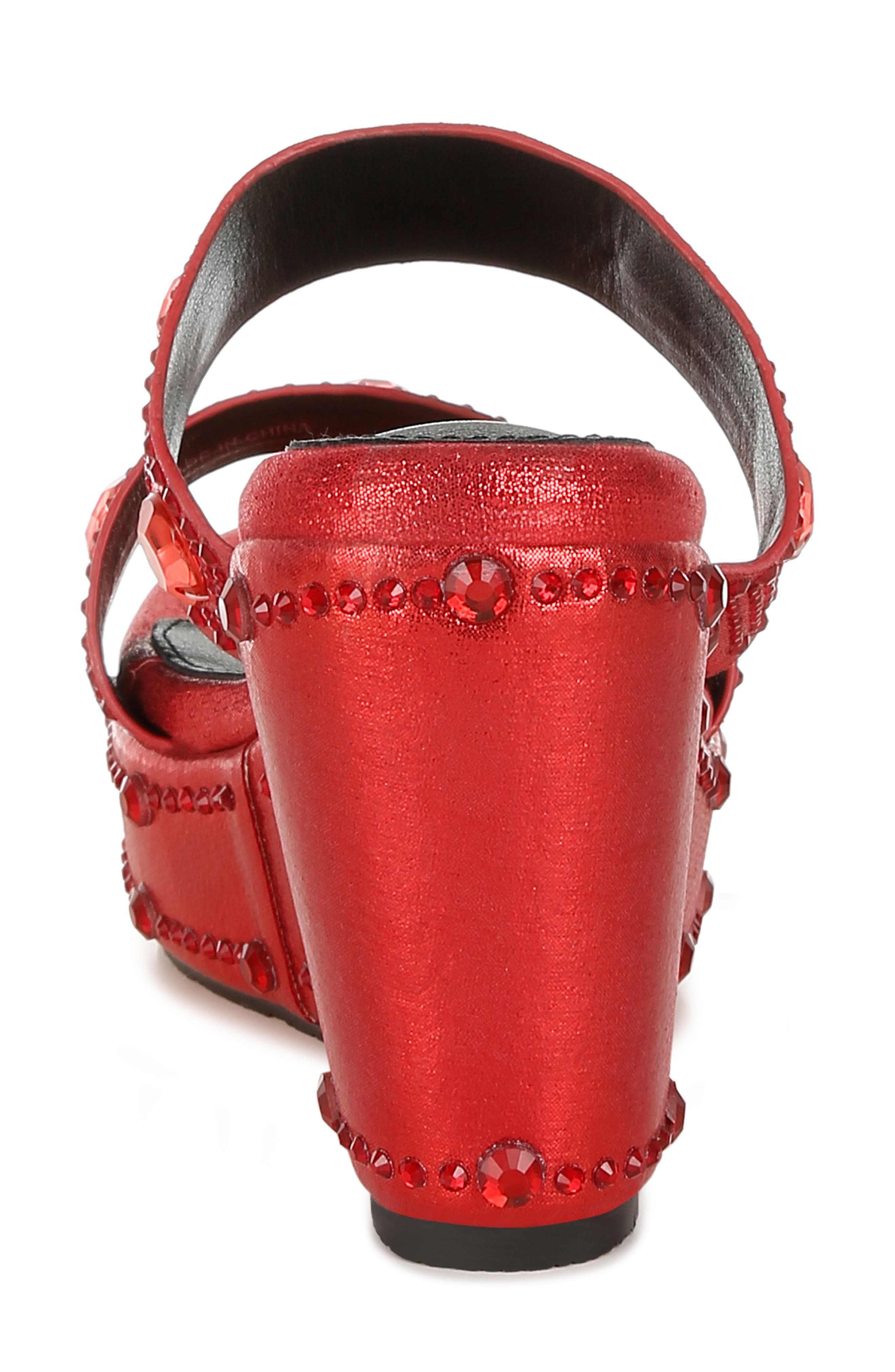 LONDON RAG Iki Diki Wedge Sandal, Alternate, color, Red