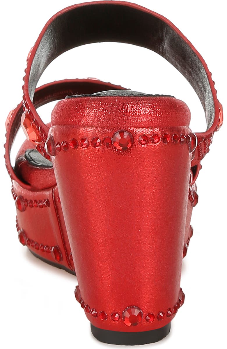 LONDON RAG Iki Diki Wedge Sandal, Alternate, color, Red