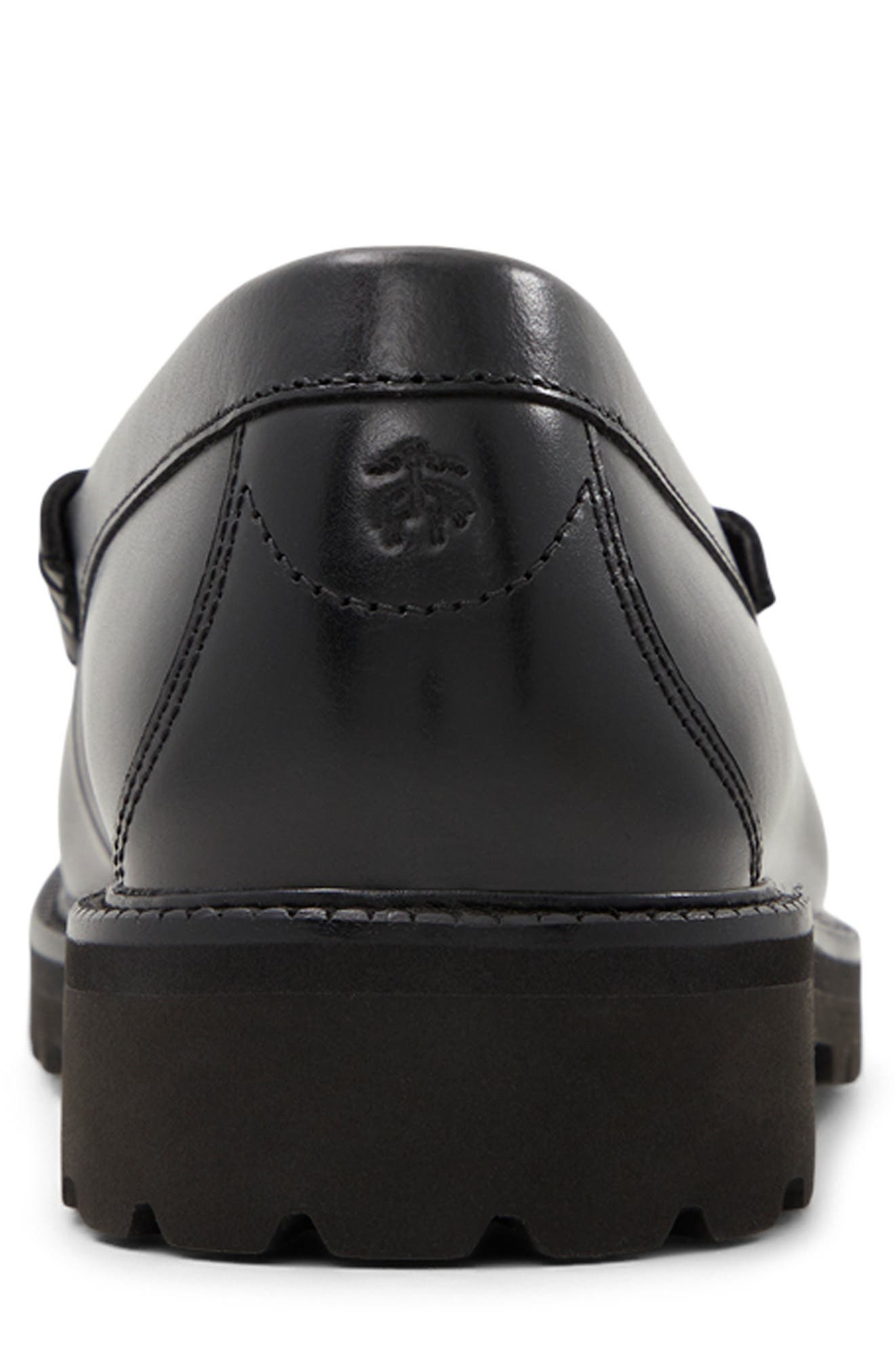 Brooks Brothers Bleecker Lug Sole Penny Loafer, Alternate, color, Black
