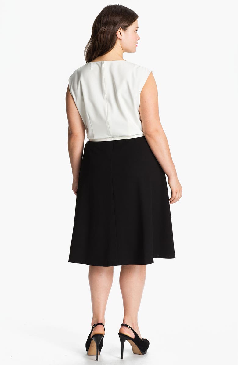 Calvin Klein Belted A-Line Dress, Alternate, color,