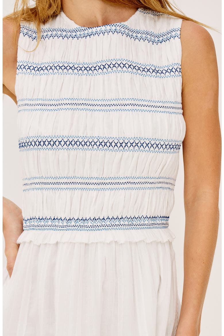Elia Sleeveless Minidress, Alternate, color, WHITE