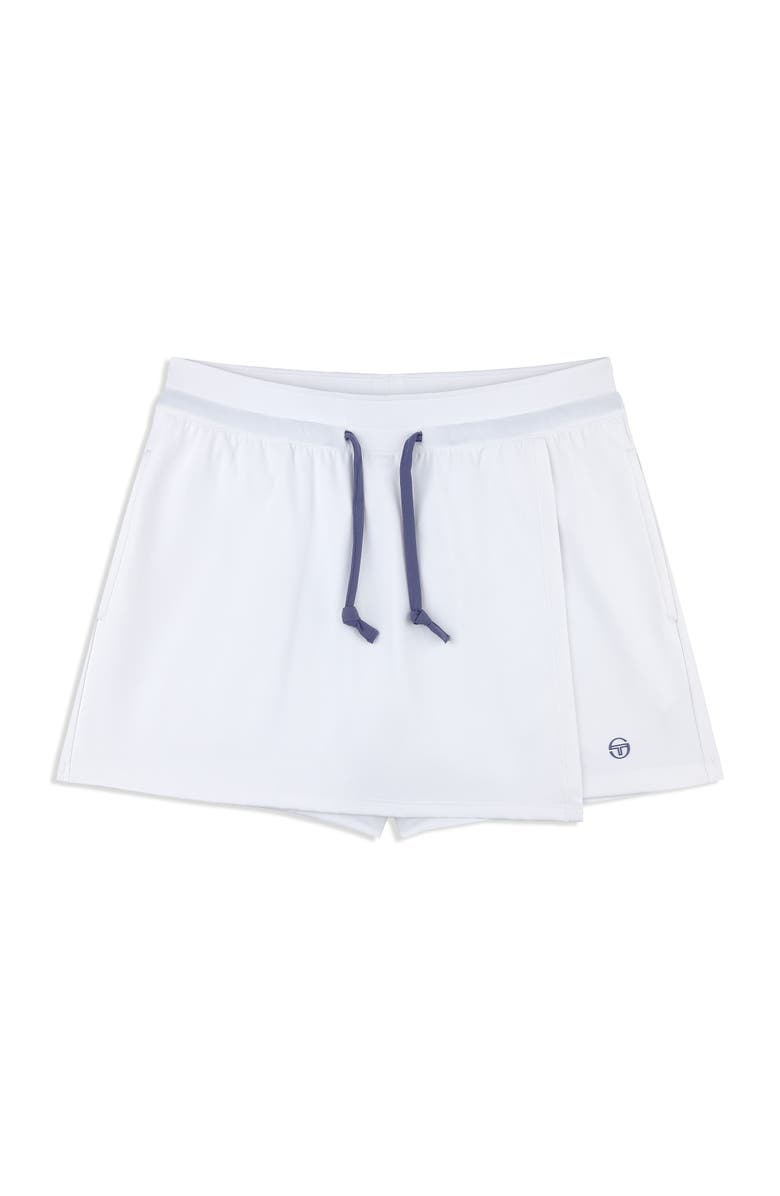Sergio Tacchini Agata Wrap Skort, Alternate, color, Brilliant White