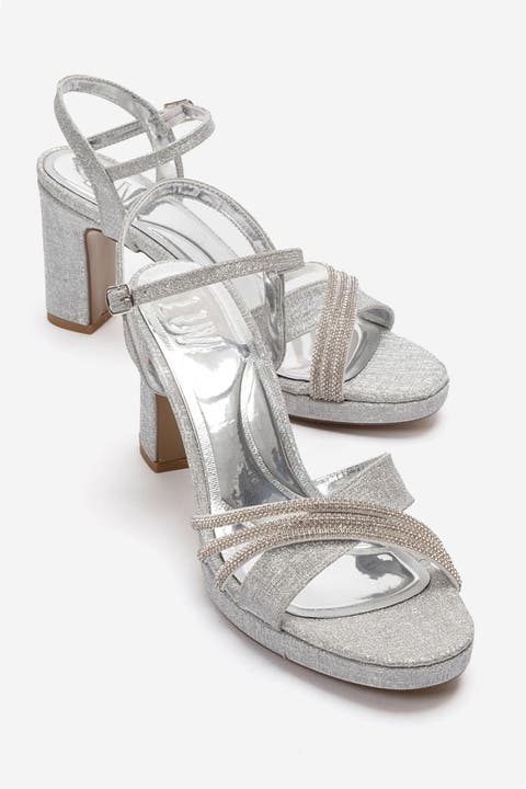 Jarena Block Heel Ankle Strap Sandal
