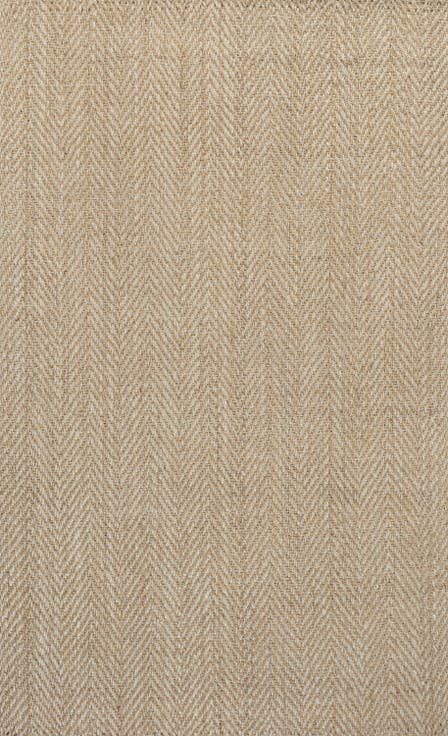 Espina Hand Woven Herringbone Chunky Jute Area Rug