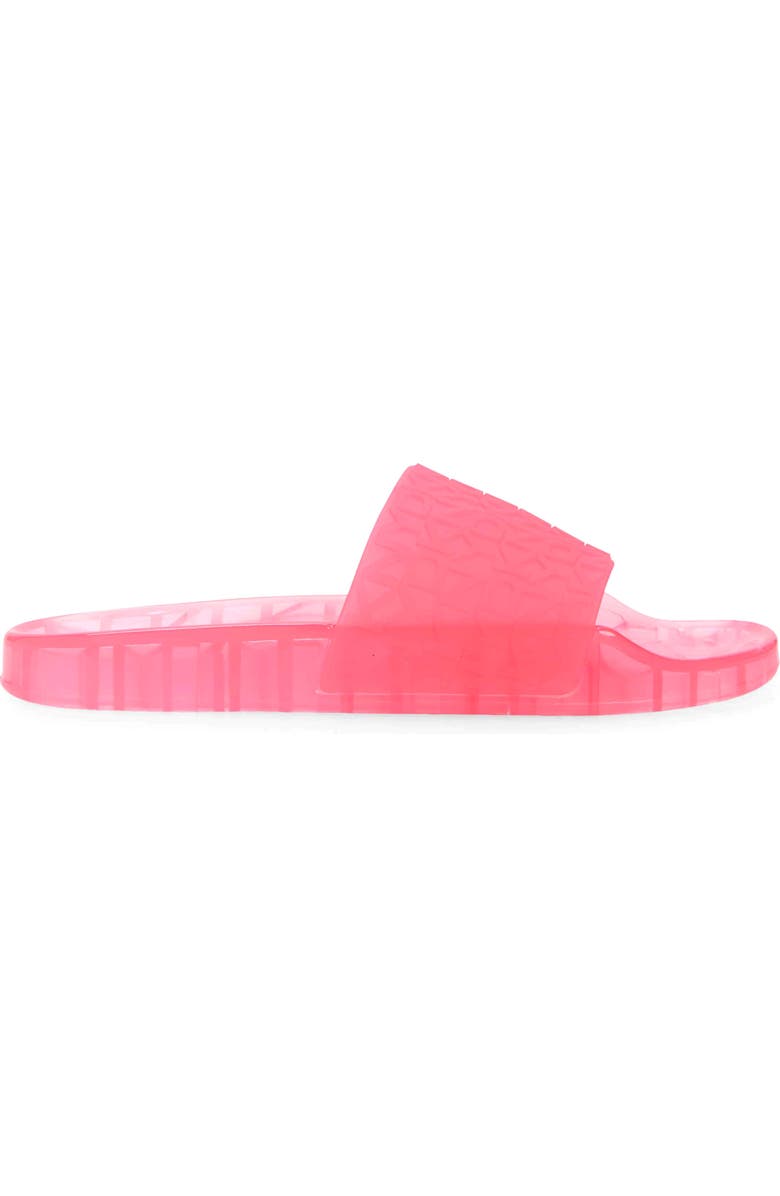 DKNY Tinzli Jelly Slide Sandal, Alternate, color, Fuchsia