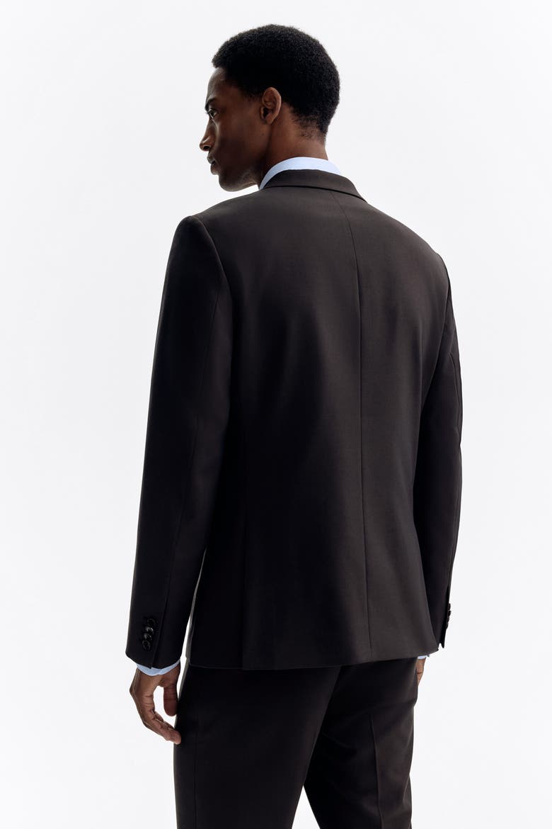 Slim Fit Jacket, Alternate, color, Dark brown