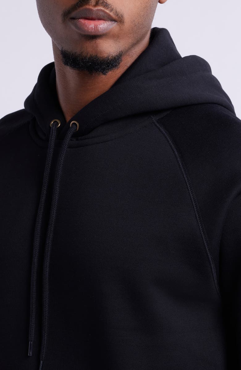 Carhartt Work In Progress Chase Fleece Hoodie, Alternate, color, Black / Gold
