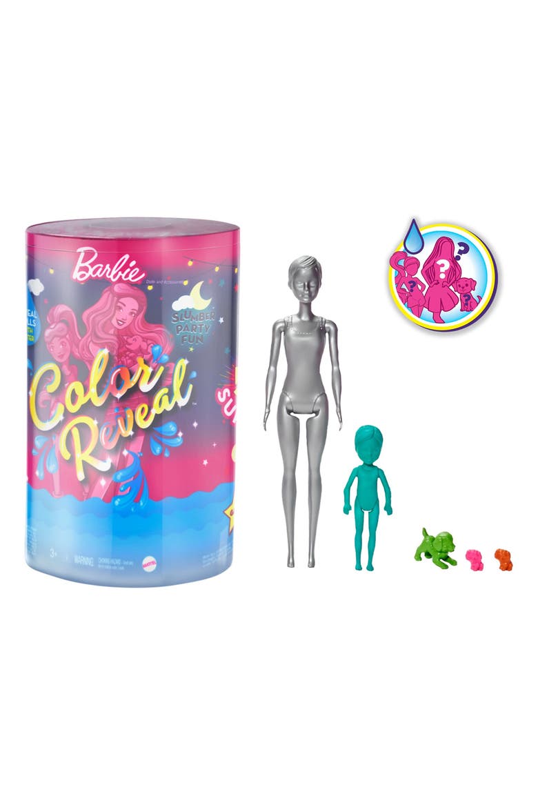 Barbie® Color Reveal Slumber Party Set with 50 Surprises, Alternate, color, PINK