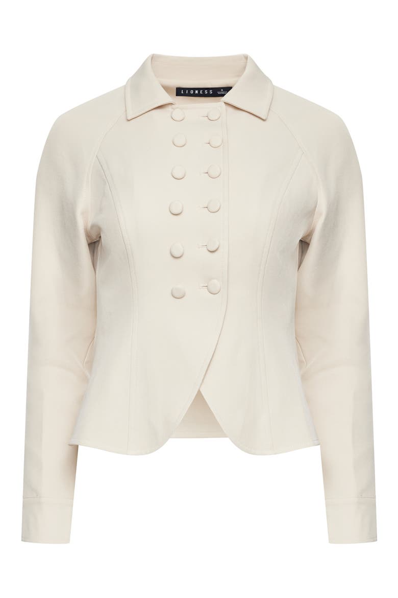Form Double Breasted Jacket, Alternate, color, CREAM