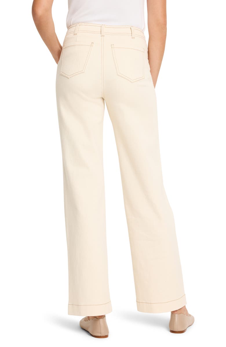 NIC+ZOE Patch Pocket High Waist Wide Leg Jeans, Alternate, color,