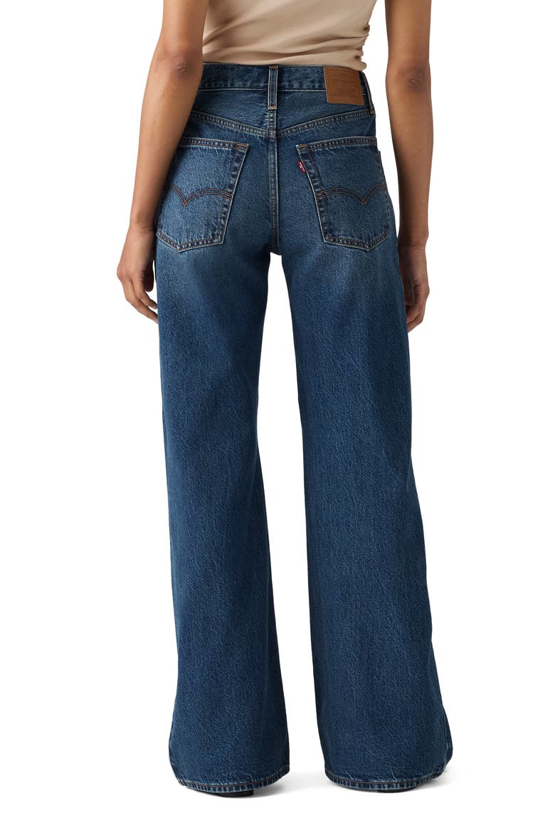 Loose Bootcut Jeans, Alternate, color, PHOENIX RISING