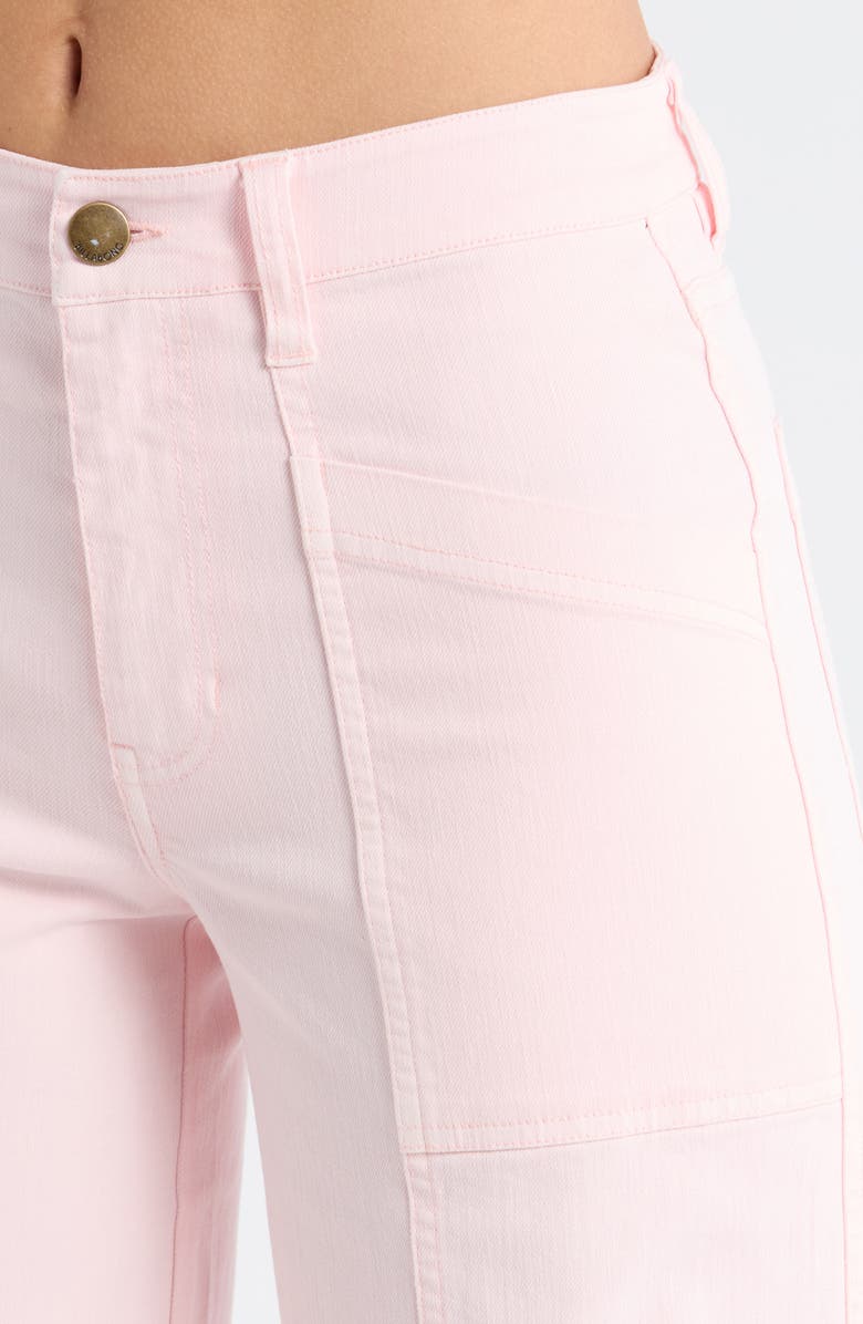 Billabong Rival High Waist Wide Leg Jeans, Alternate, color, Rosewater