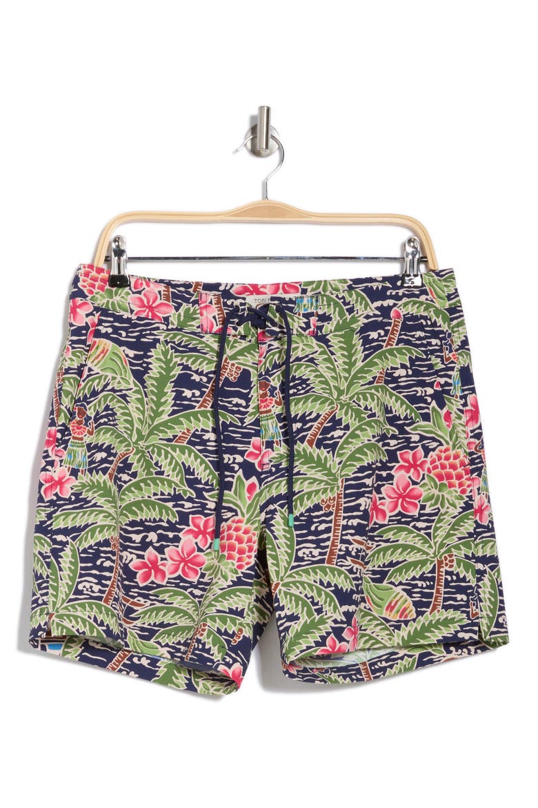 Waikiki Swim Trunks, Alternate, color, NAVY