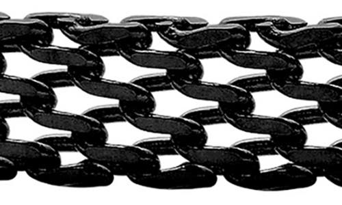 Geoffrey Beene Stainless Steel Mesh Chain Bracelet