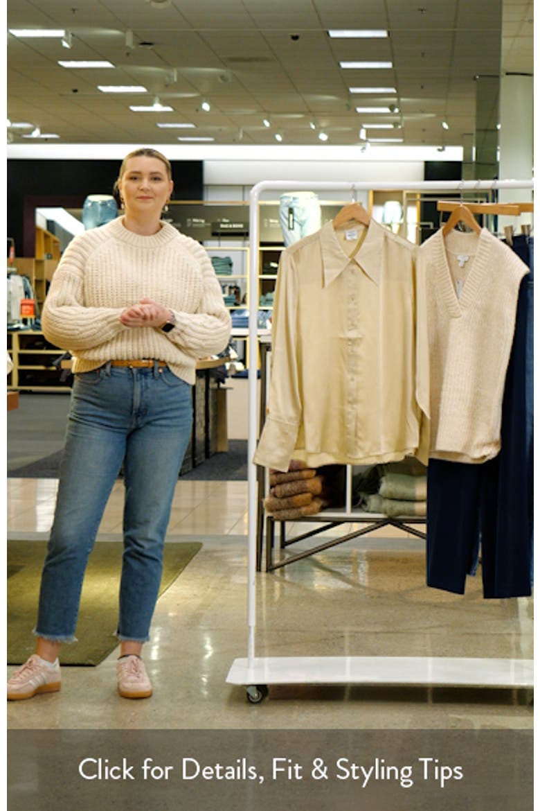 Megan Renee Silk Button-Up Shirt video