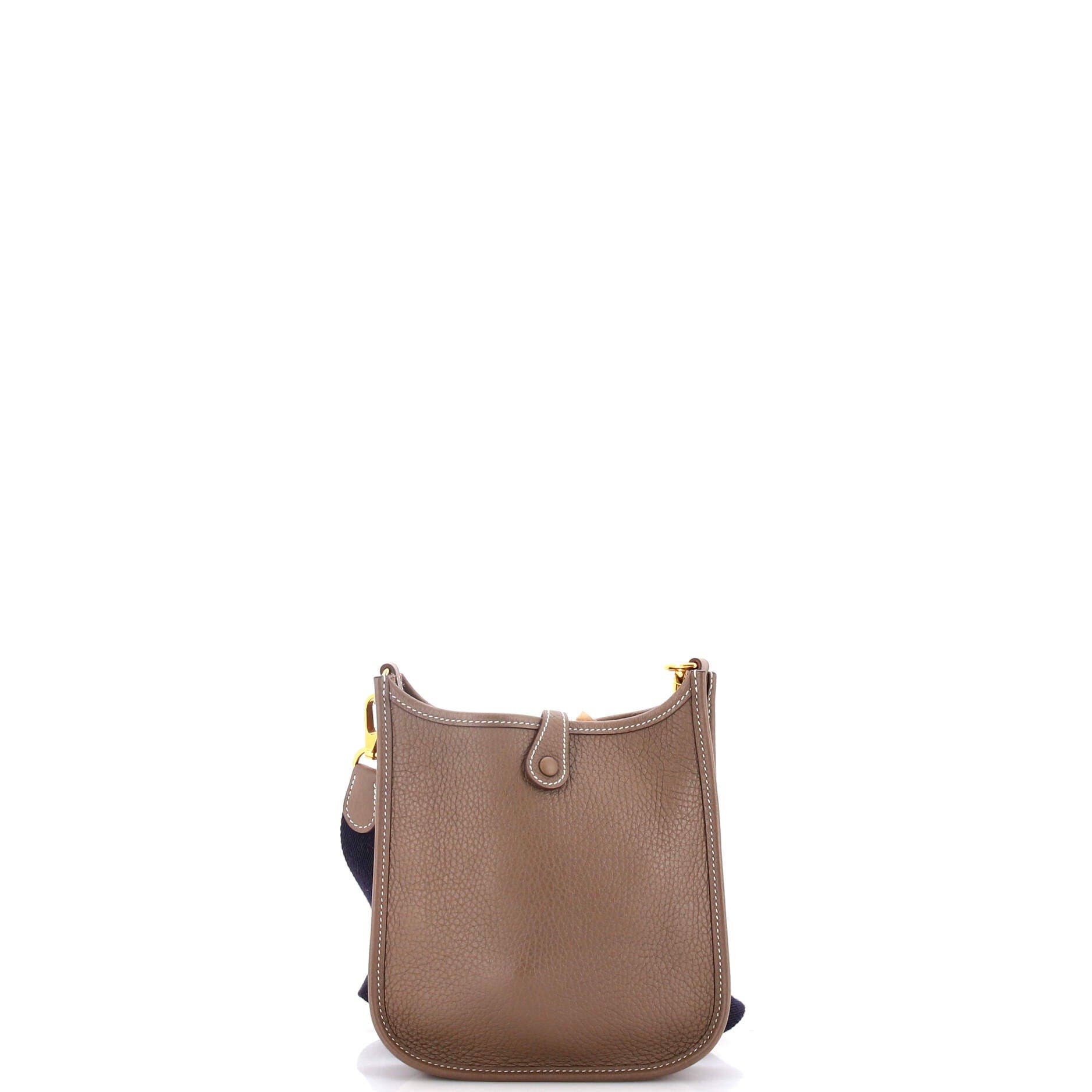 Pre-Owned Hermes Evelyne Bag Gen III Clemence TPM, Alternate, color, Etoupe