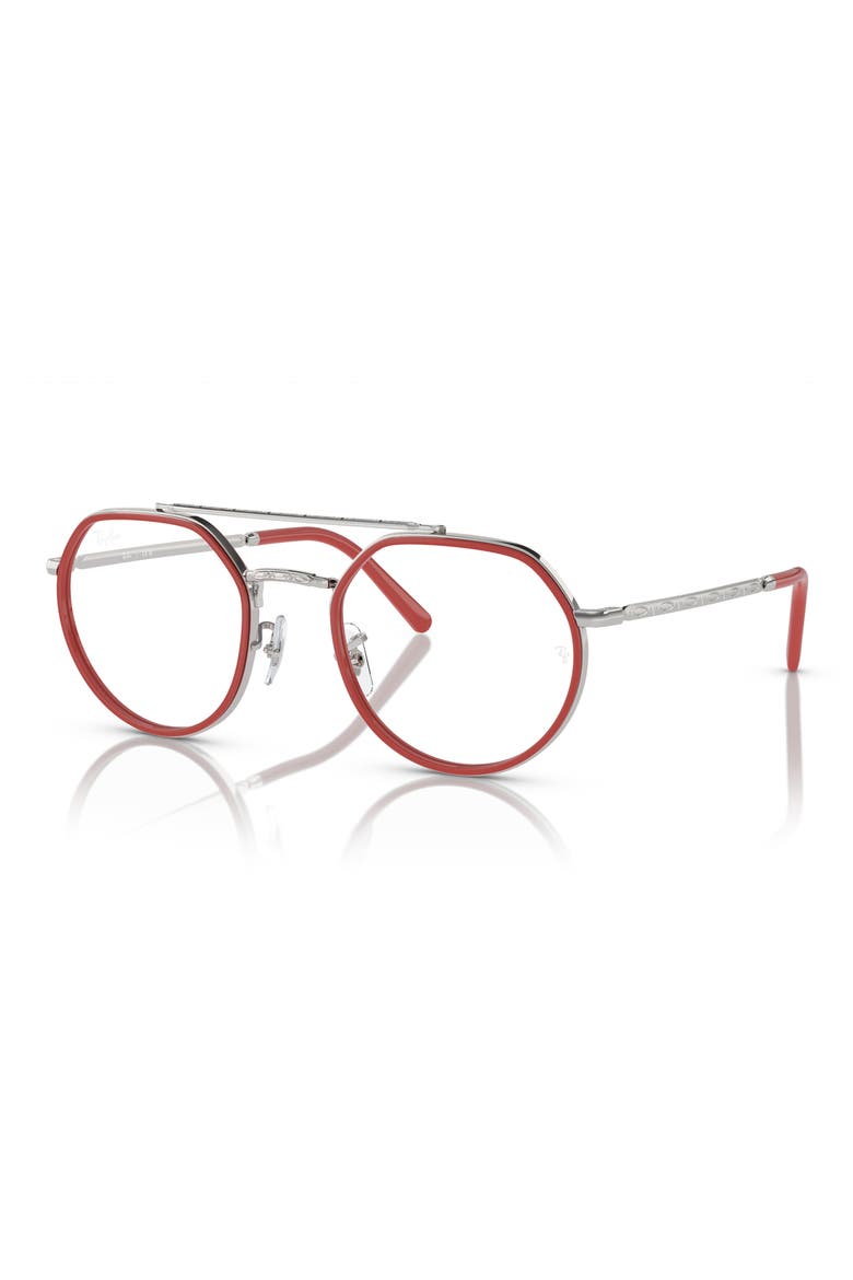 51mm Irregular Optical Glasses, Alternate, color, SILVER