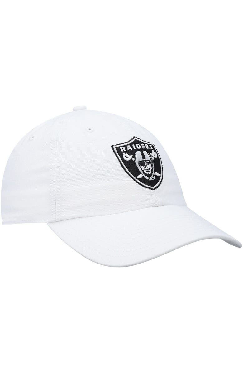 '47 Men's '47 White Las Vegas Raiders Clean Up Adjustable Hat, Alternate, color, White