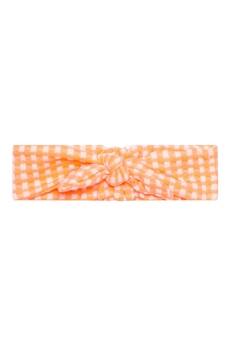 4-Piece Top, Shorts, Romper & Headband Gift Set, Alternate, color, PEACH