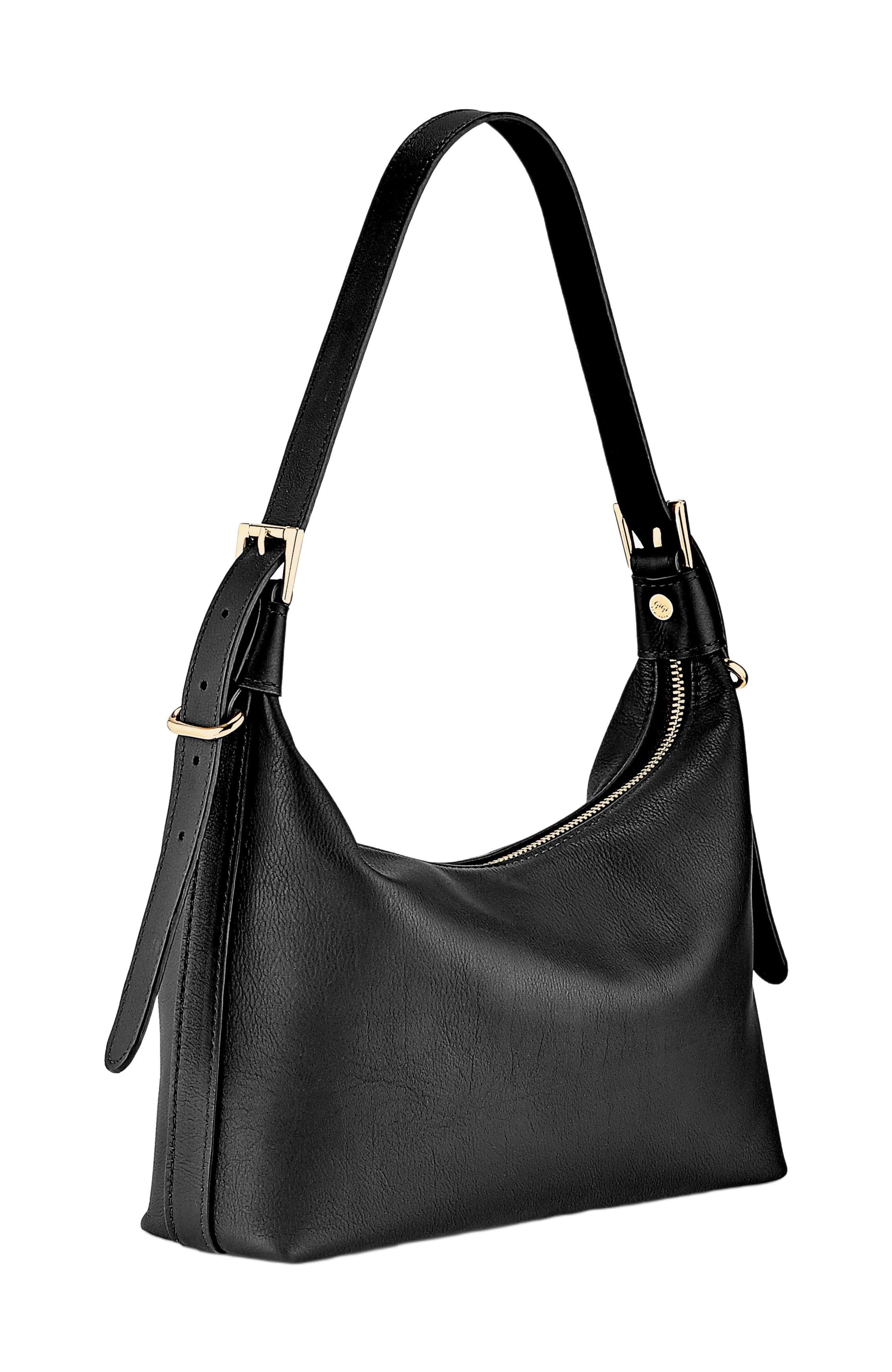 GiGi New York BLAKE SHOULDER BAG, Alternate, color, Black