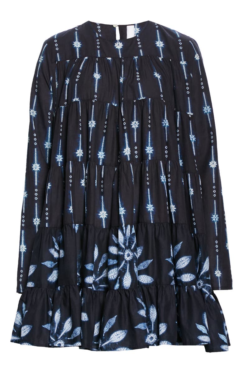 Merlette Soliman Tiered Long Sleeve Dress, Alternate, color,