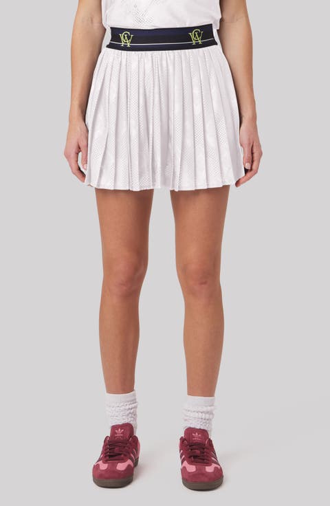 Celine Pleated Golf Miniskirt