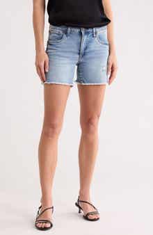 KUT from the Kloth Kity Frayed Denim Boyfriend Shorts