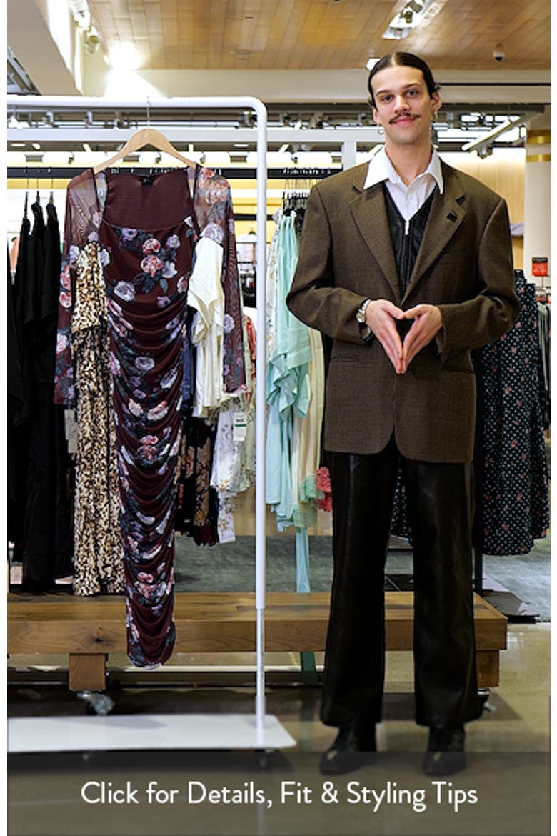 Maggie Floral Shirred Long Sleeve Midi Dress video