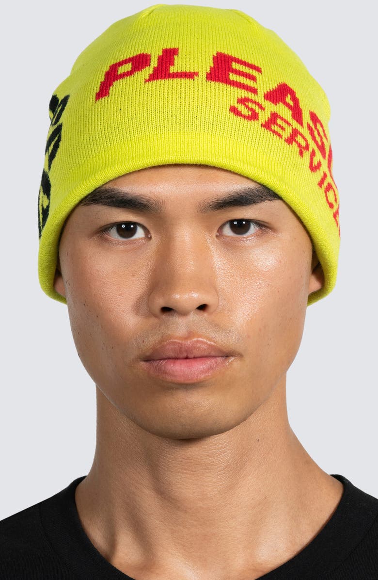 PLEASURES Service Skully Beanie, Alternate, color,