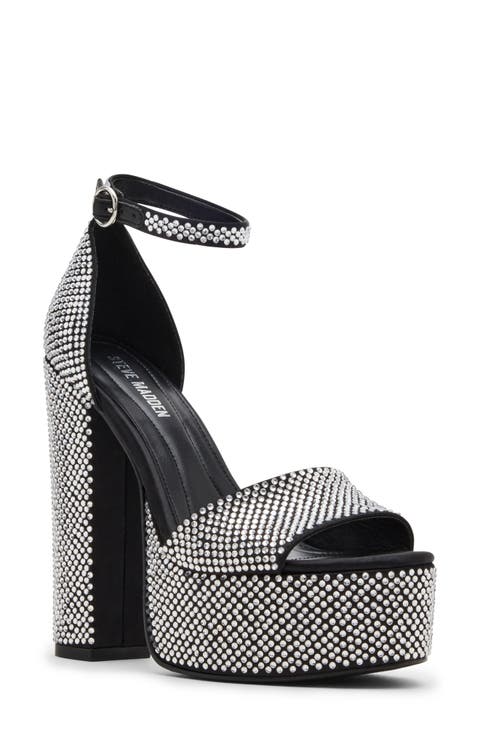 Glam Ankle Strap Platform Sandal (Women)