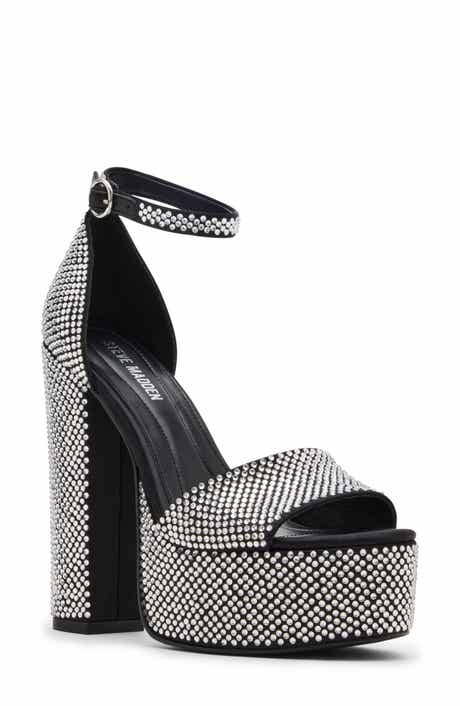 Steve Madden Glam Ankle Strap Platform Sandal