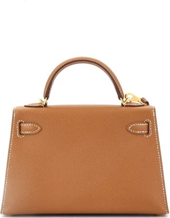 Kelly Mini II Bag Green Epsom with Palladium Hardware 20