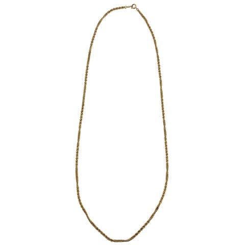 Vintage 1970s Costume Gold Chain Necklace