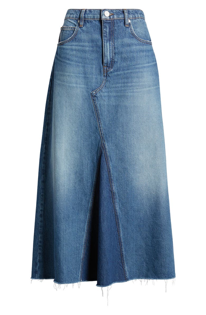FRAME The Dorothy Denim A-Line Skirt, Alternate, color, Slowpoke