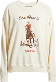 THE GREAT. & Stetson The College Sweatshirt Stetson Graphic Sweatshirt