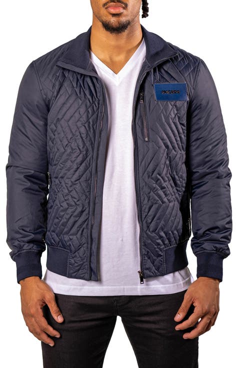 Puffycomb Quilted Bomber Jacket